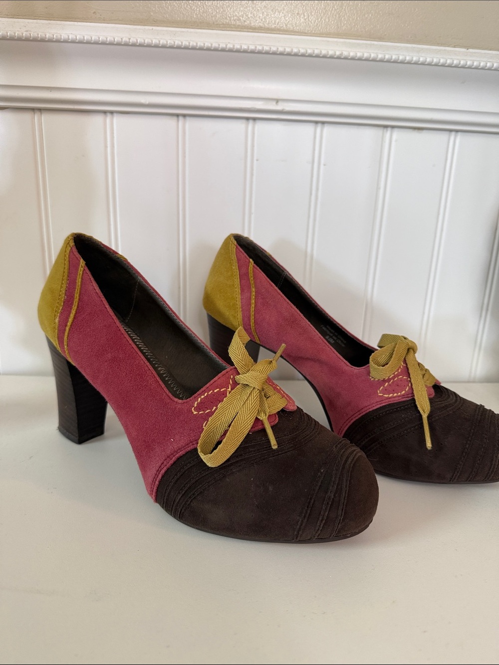 Anthropologie Pilcro Letterpress Nolana Oxford pumps size 8.5 M - Picture 2 of 9